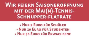 MAI(n)-Tennis spielen – was für eine Aktion!