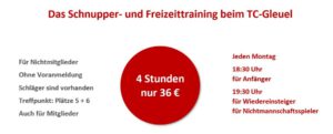 Read more about the article Schnupper- und Freizeittraining